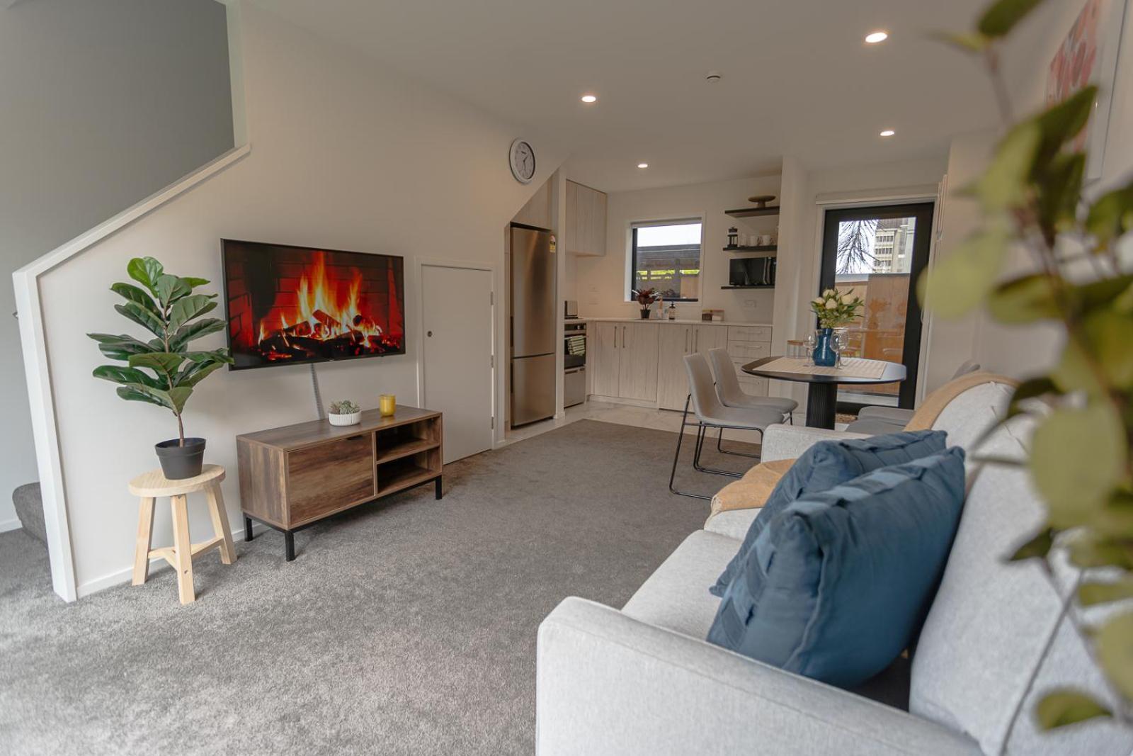Modern 2 Bedroom Townhouse In Cbd With Parking! Sleeps 5 Christchurch Zewnętrze zdjęcie